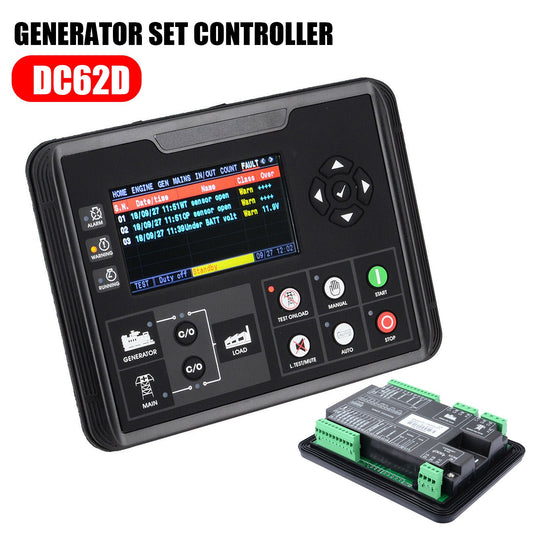 DC62D Generator Set Controller for Diesel/Gas Genset Parameters Monitoring Contr