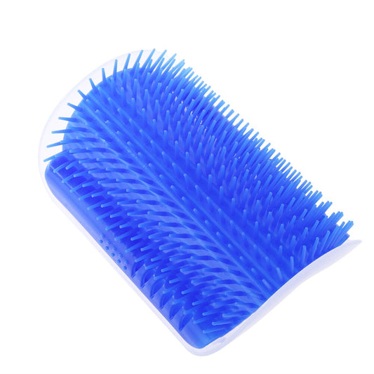 Corner Pet Brush Comb Play Cat Toy Plastic Scratch Bristles Arch Massager Self