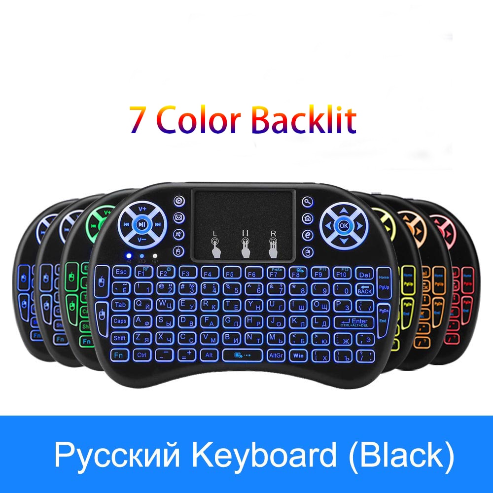 Wireless Keyboard for Hebrew Keyboard Israel Language I8 Mini 3 Color Backlit To