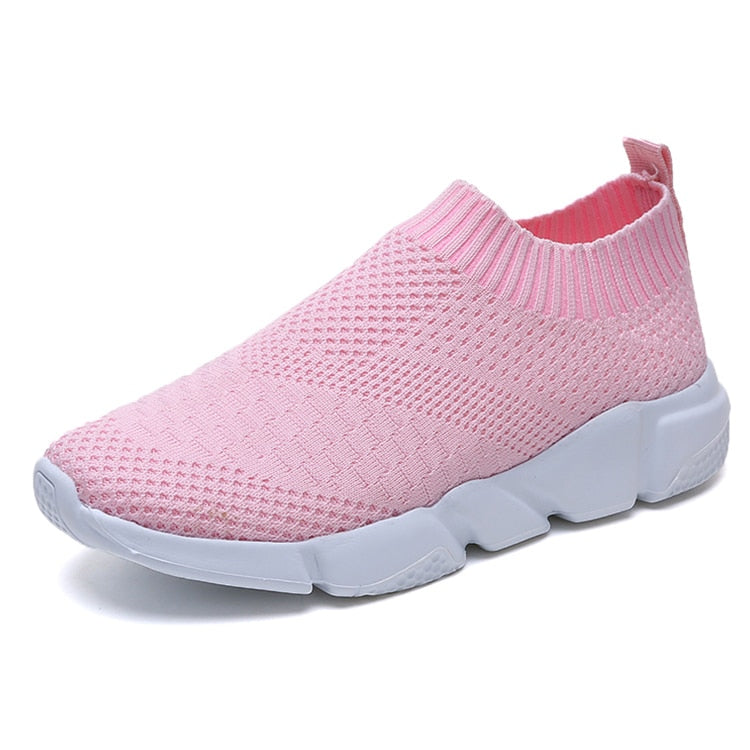 Women Shoes Plus Size Sneakers Women Breathable Mesh Sports Shoes Female Slip