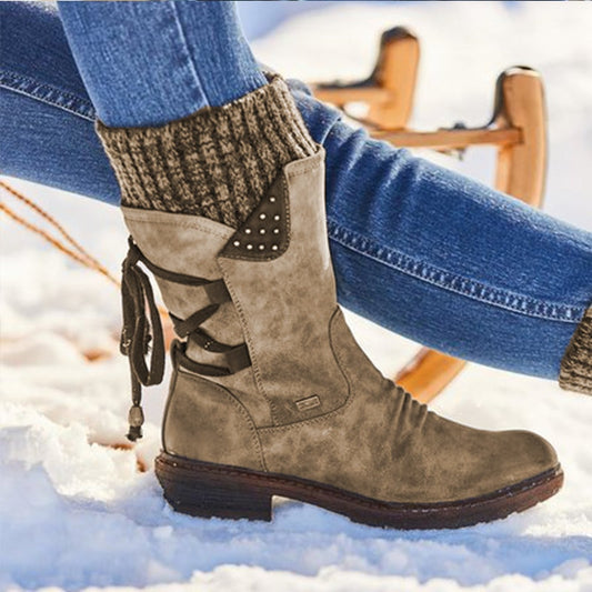 2020 Women boots Winter Mid-Calf Boot Winter Shoes Ladies Fashion Snow Boots Sho