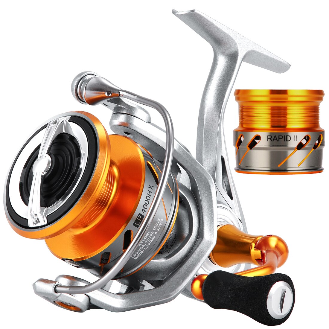 SeaKnight Brand RAPID II X Series Spinning Fishing Reel, 6.2:1 4.7:1 Anti-corro