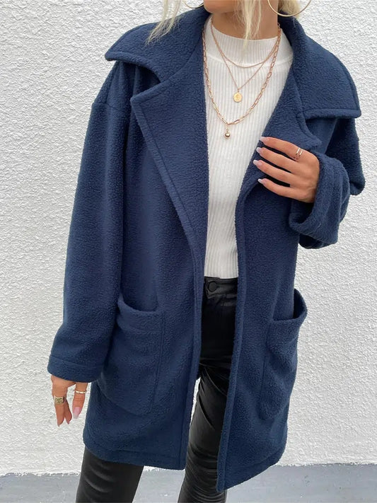 2023 Women's Winter Loose Wool Cotton Casual Jackets Jacket Women Dressy