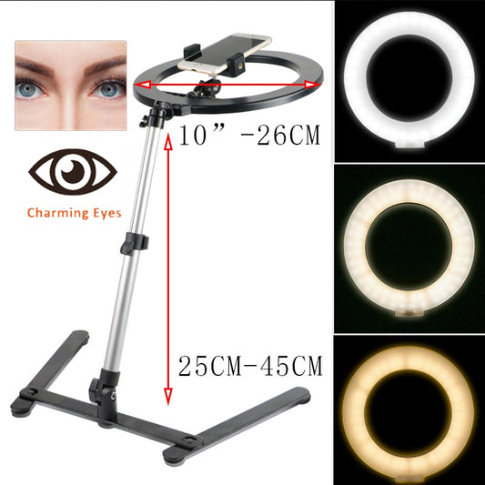 Video Youtube Fill Ring Light Lamp Live COOK 26CM Photography Lighting Phone Ri