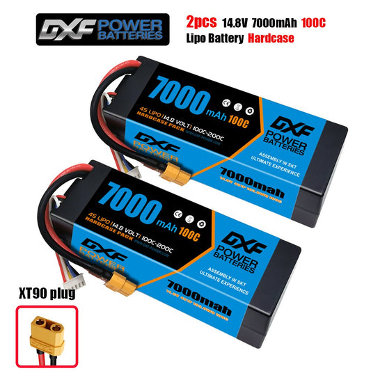 2PCS DXF Battery 2S 3S 4S Lipo 7.4V 11.1V 14.8V 8400mah 8000mah 6500mAh 7000mah