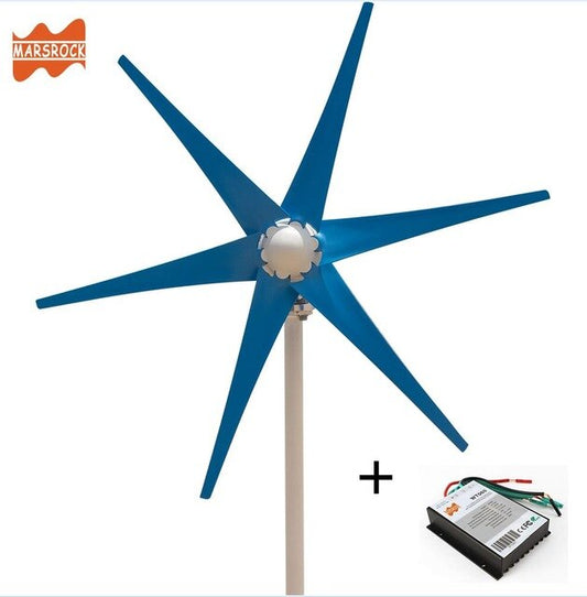 Free Shipping 400W AC12V/24V Colorful Wind Turbine Generator Small Windmill for