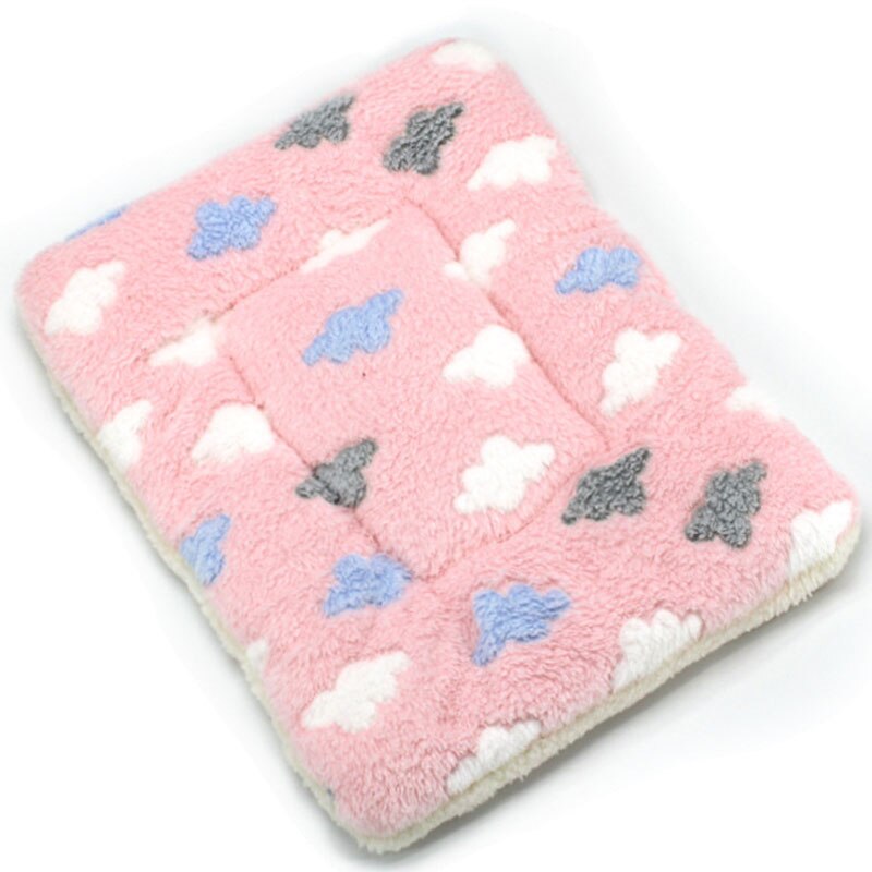 Soft Cat Bed Mats Short Plush Pet Sleeping Bed Mats for Cats Small Dogs Cute