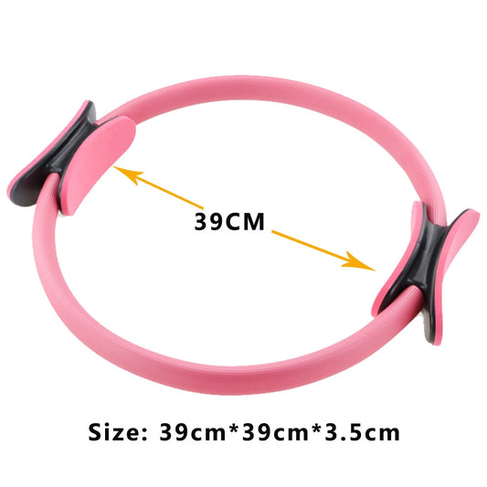 Yoga Circle Pilates Ring Lightweight Portable Non-slip Men Women Gym Fitness