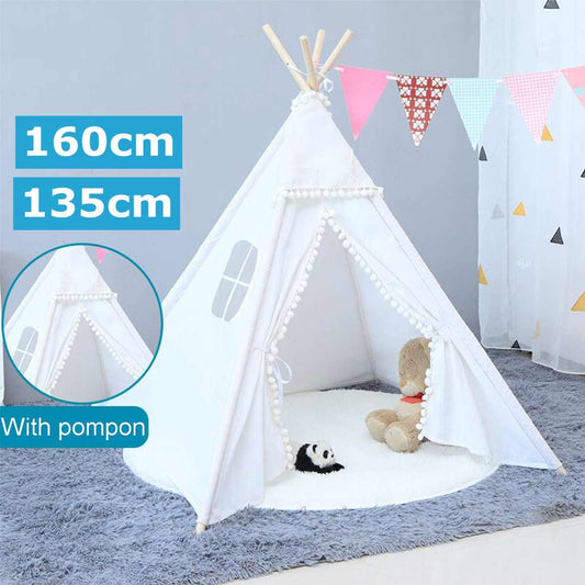 135/160cm Children's Tent Kids Play Room Party Game Tents Events Toy Foldable Wi