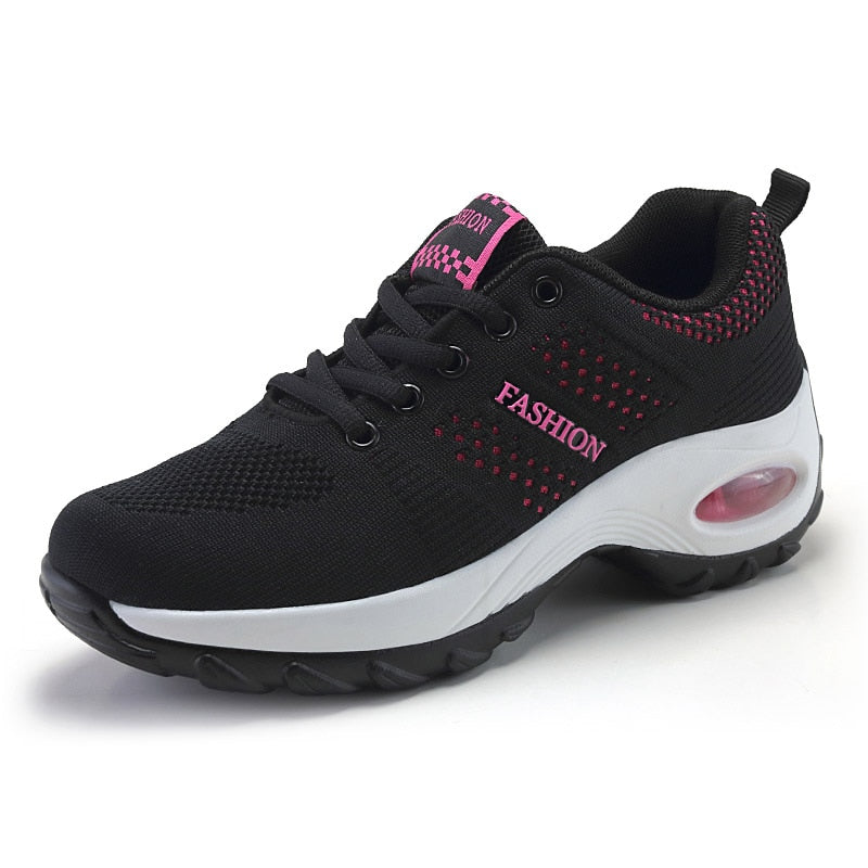 Women Platform Shoes Breathable Lightweight Sneakers For Cushion Woman Fashion