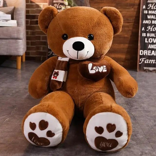 Huggable High Quality 4 Colors Teddy Bear With Scarf Stuffed Animals Bear Plush