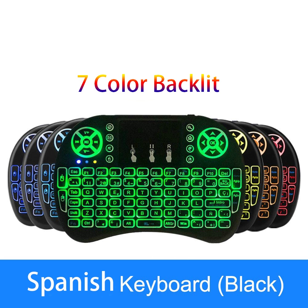 Wireless Keyboard for Hebrew Keyboard Israel Language I8 Mini 3 Color Backlit To