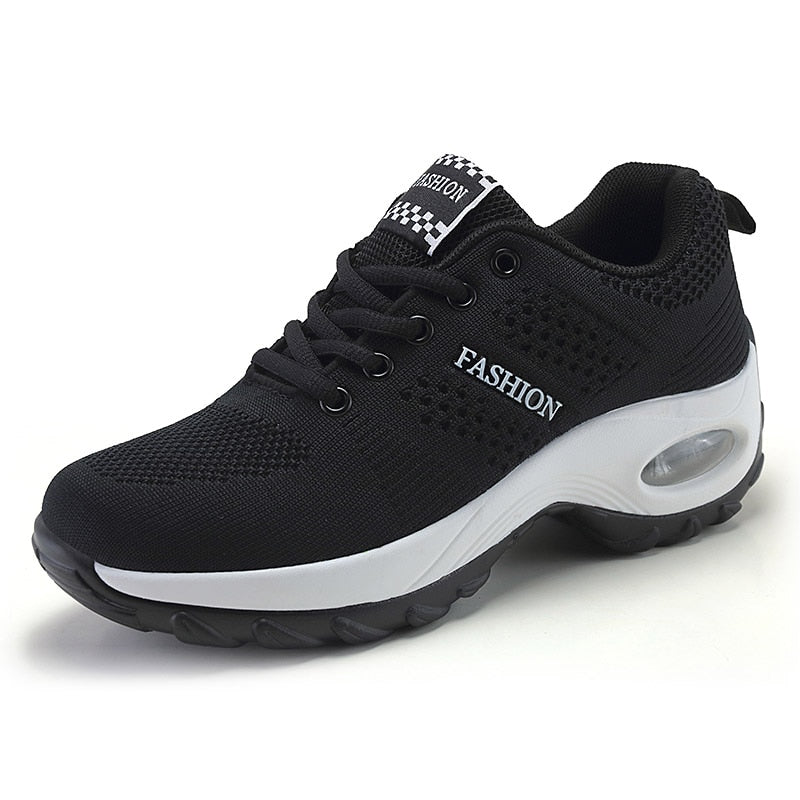 Women Platform Shoes Breathable Lightweight Sneakers For Cushion Woman Fashion