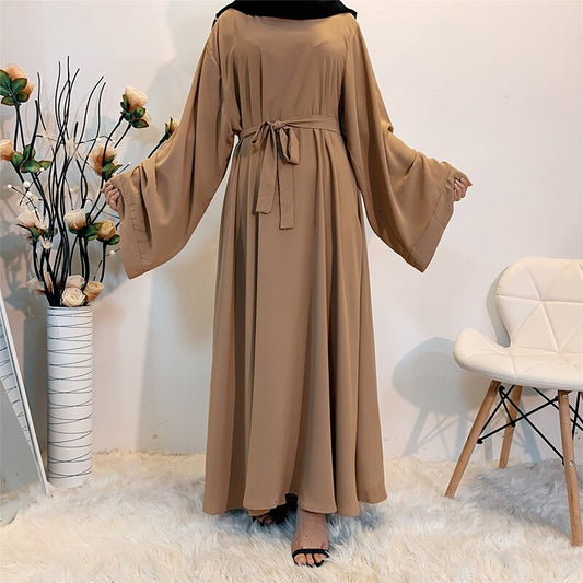 Eid Mubarak Abaya Dubai Turkey Kuftan Muslim Abayas for Women Hijab Dress Caftan