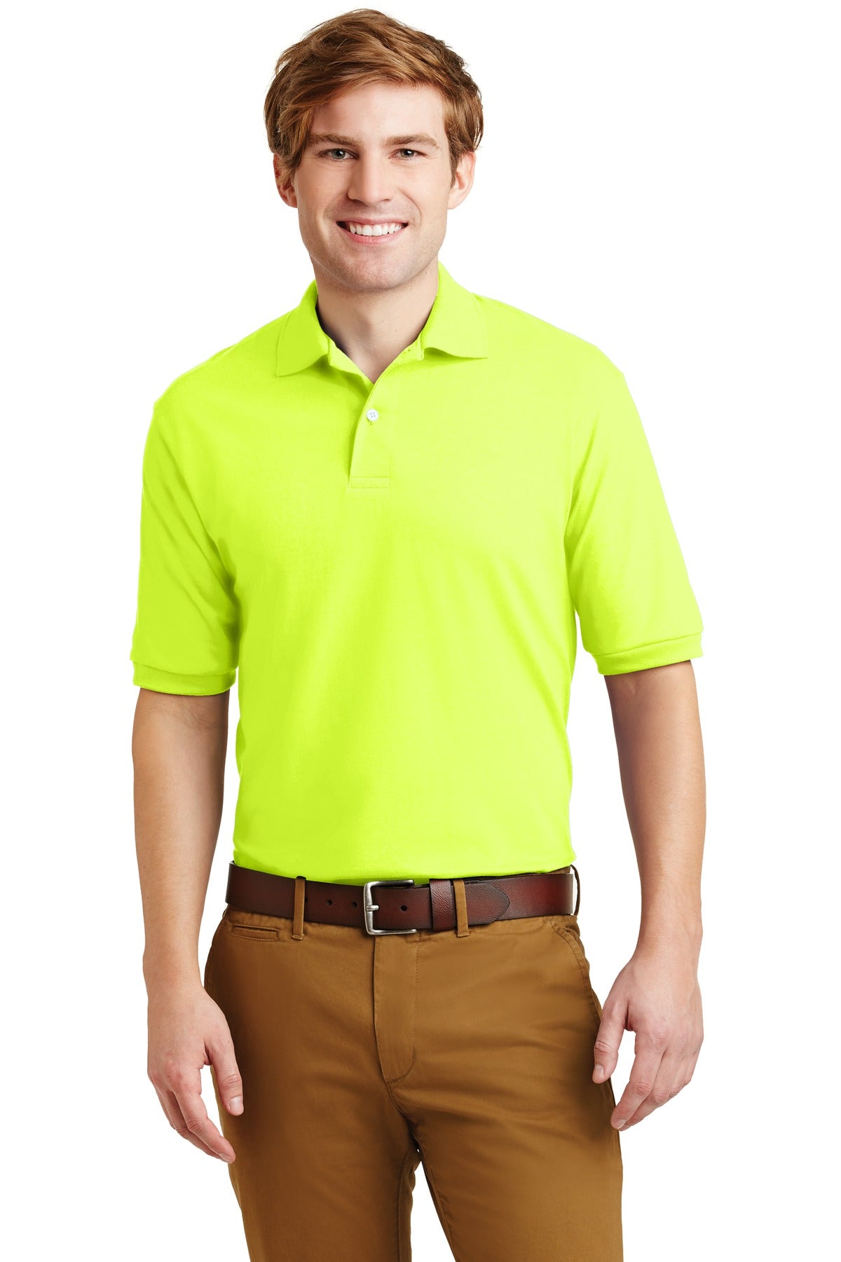 JerzeesÂ® - SpotShieldâ„¢ 5.4-Ounce Jersey Knit Sport Shirt. 437M