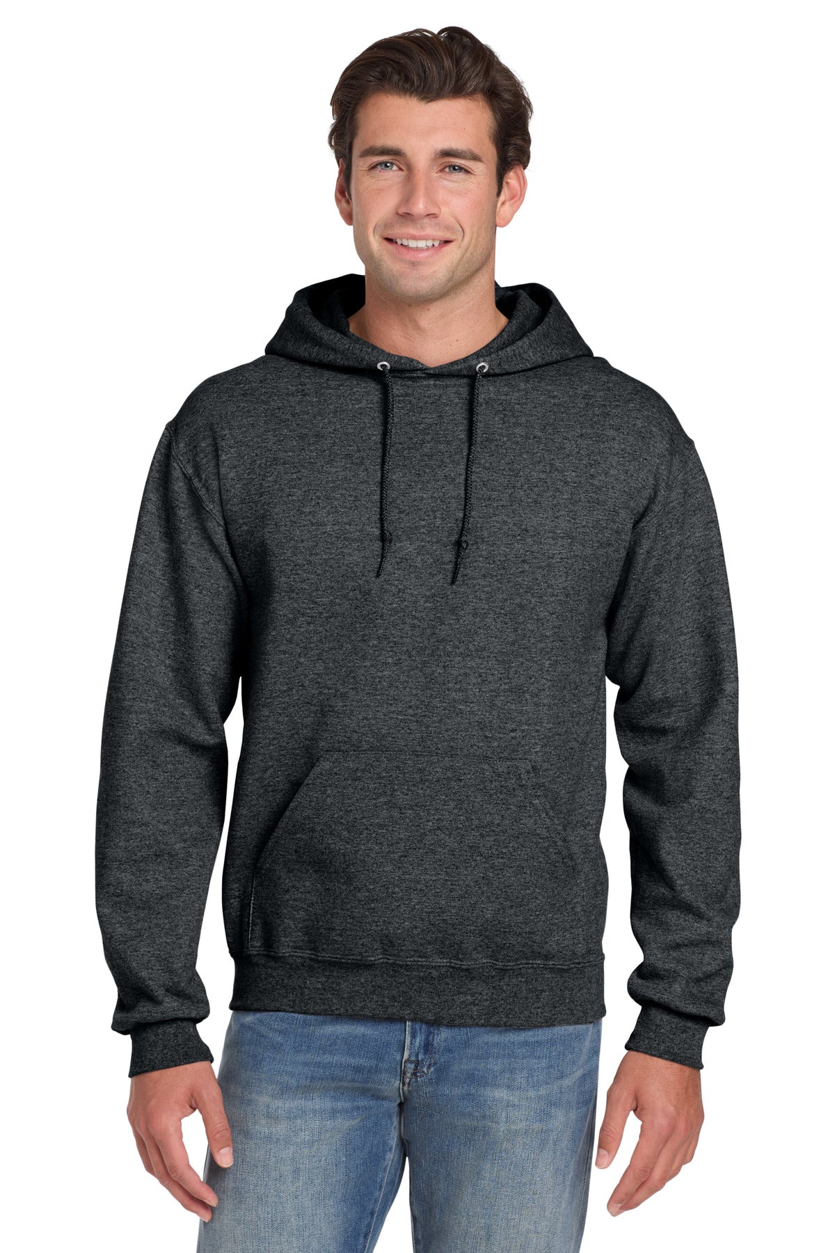 Jerzees? Super Sweats? NuBlend? - Pullover Hooded Sweatshirt.  4997M