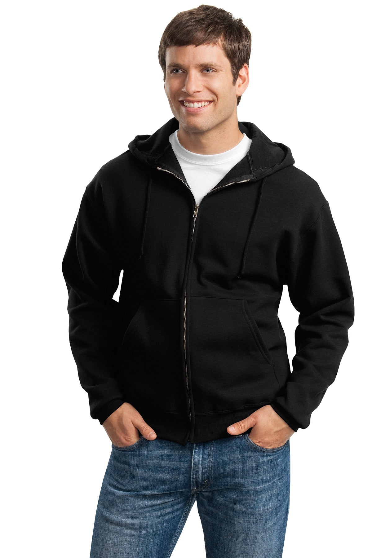 Jerzees? Super Sweats? NuBlend? - Full-Zip Hooded Sweatshirt.  4999M