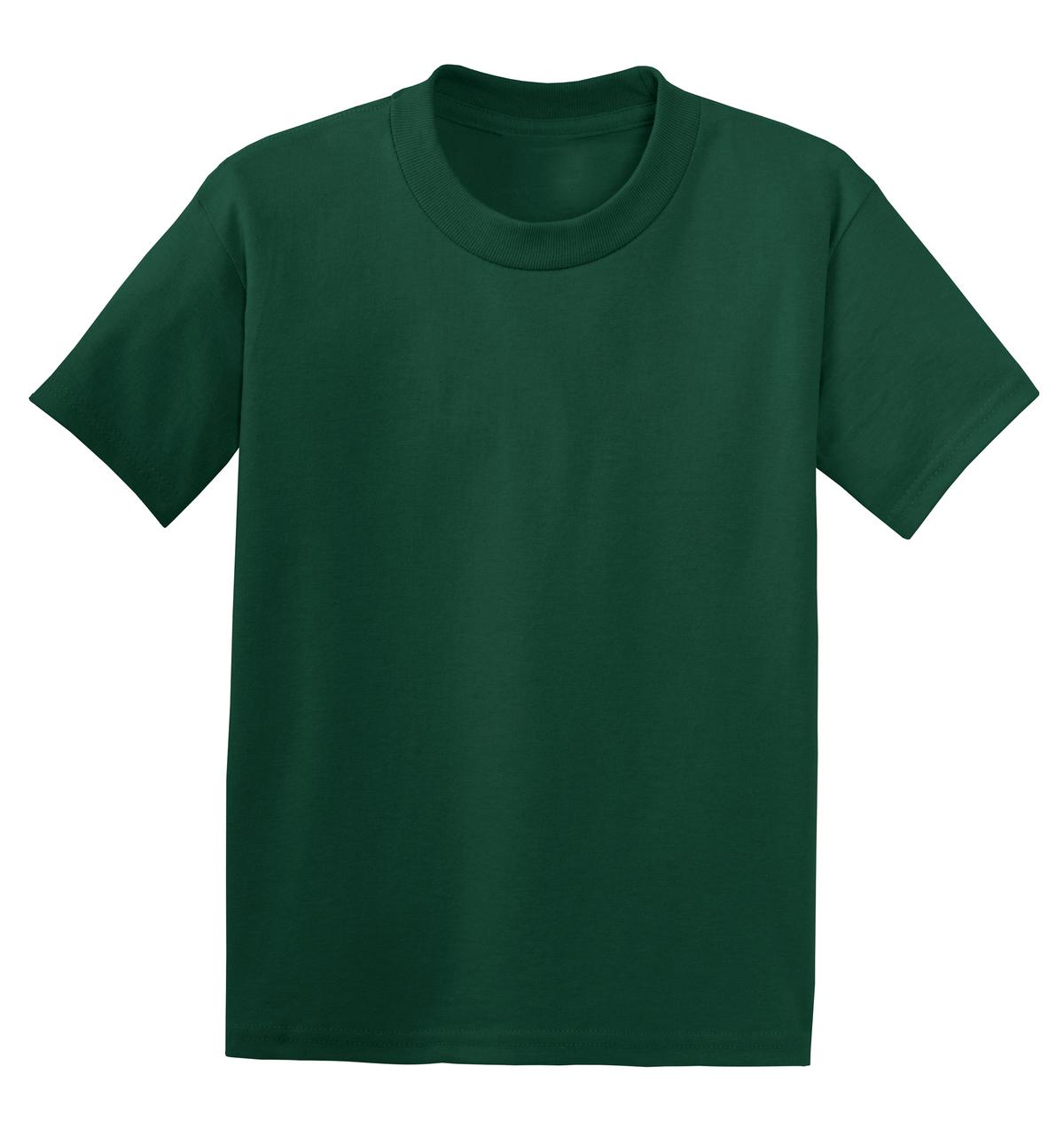 HanesÂ® - Youth EcoSmartÂ® 50/50 Cotton/Poly T-Shirt.  5370