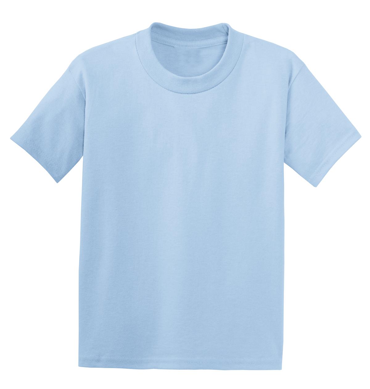 HanesÂ® - Youth EcoSmartÂ® 50/50 Cotton/Poly T-Shirt.  5370