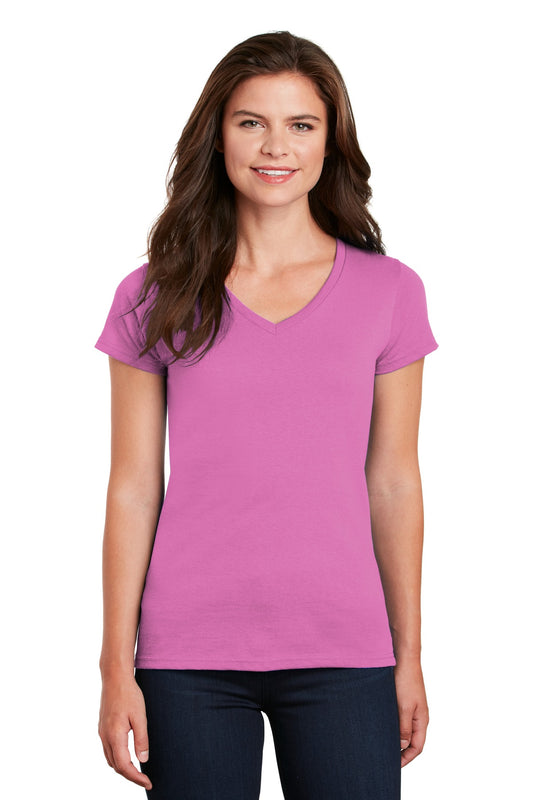 GildanÂ® Women's Heavy Cottonâ„¢ 100% Cotton V-Neck T-Shirt. 5V00L