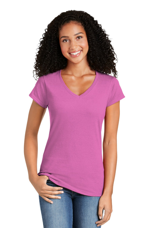 Gildan SoftstyleÂ® Women's Fit V-Neck T-Shirt. 64V00L