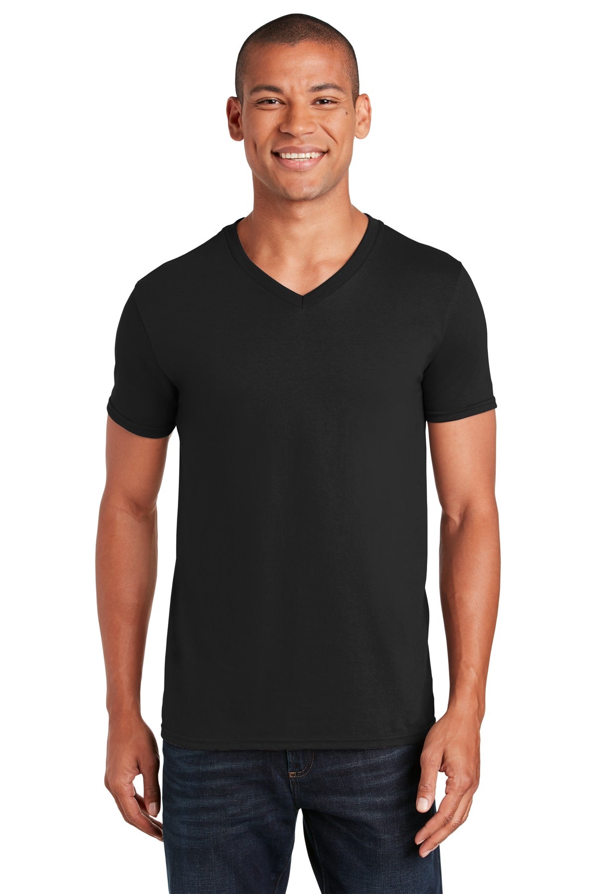 Gildan SoftstyleÂ® V-Neck T-Shirt. 64V00