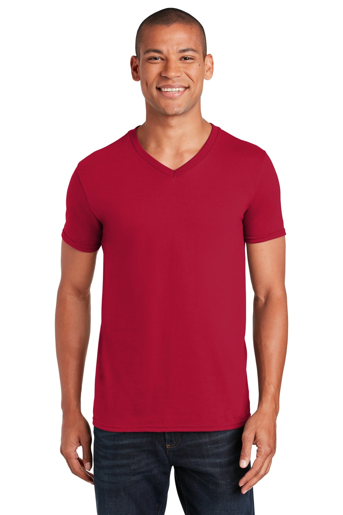 Gildan SoftstyleÂ® V-Neck T-Shirt. 64V00