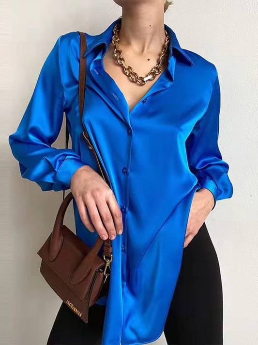 Blusas Mujer De Moda 2022 Summer Female Top Female Women Shirts Women's Green Shirt Blouses Tops Long Sleeve Chic Woman Blouse