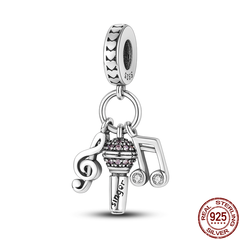 100% 925 Strerling Silver Bee Series Charms Fit Original Pandora Bracelet Beads