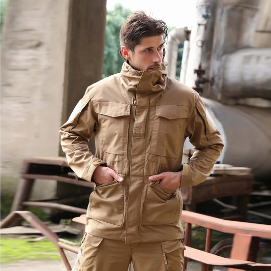 Tactical Jackets Clothes Windbreaker Field Jacket Mens Outdoor Waterproof Fligh