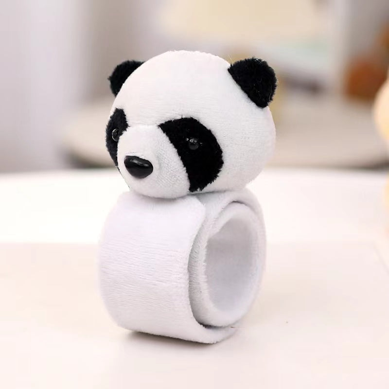 Cute Cartoon Panda Snap Bracelets Panda Girl Hair Band Children's Bracelet Crea