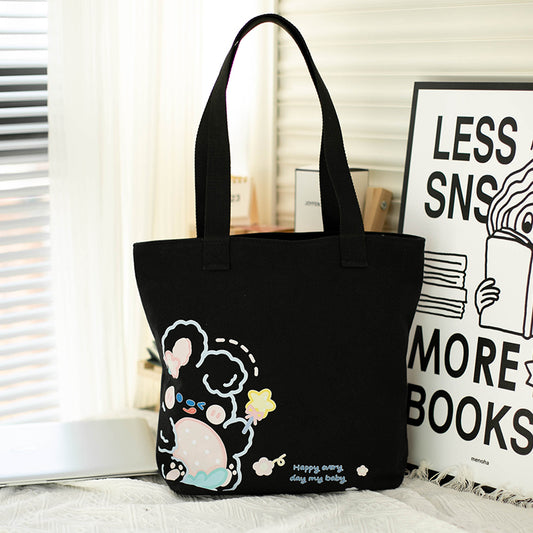 Women's Canvas Artistic Portable One-shoulder Mummy Tote Bag