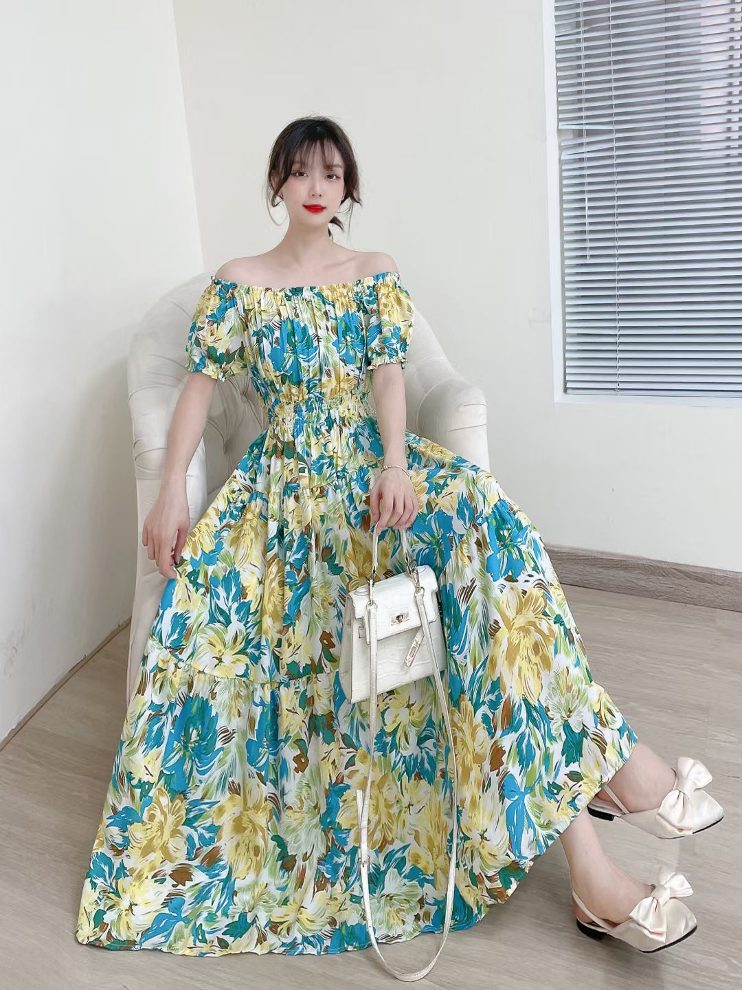 Summer Vestidos Robe Maxi Long Gorgeous Dress Women Boho Korean Fashion Style Casua