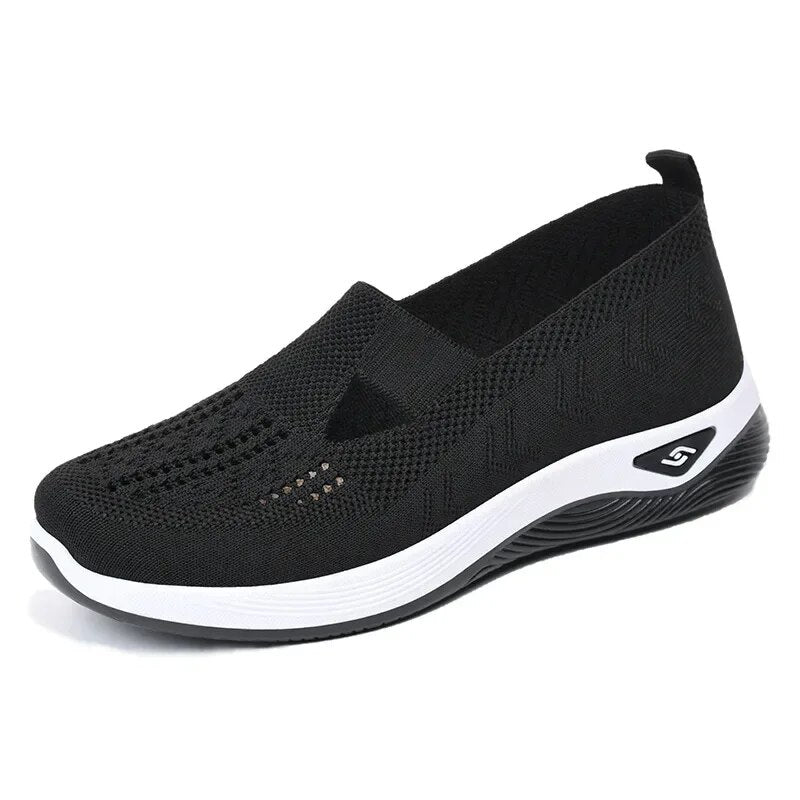 2023 Summer New Comfort Casual Women's Shoes Fashion Soft Sole Breathable Hollo