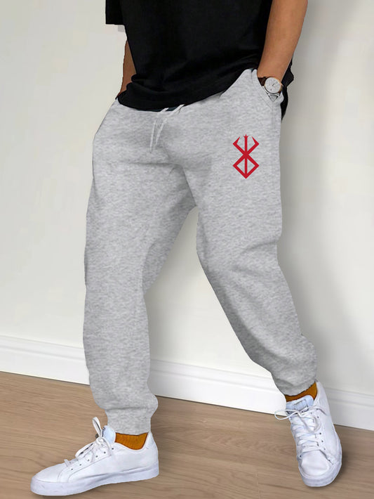 Men's Casual Pants Fashion Drawstring Casual Pants Joggers Workout Running Gym