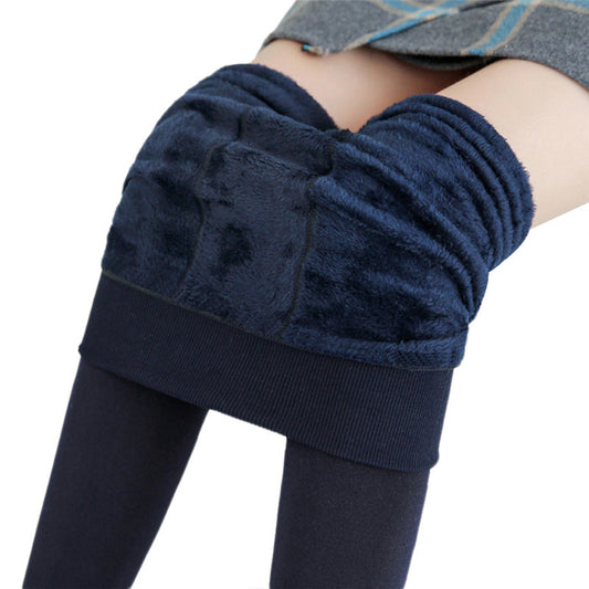 Winter Leggings For Women Warm Leggins Solid Color Velvet Leggins High Waist Le