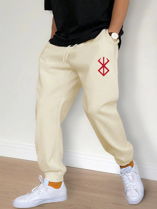 Men's Casual Pants Fashion Drawstring Casual Pants Joggers Workout Running Gym