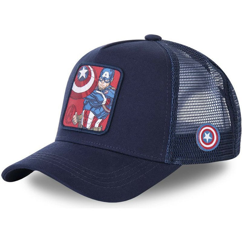 High Quality Marvel All Styles Anime Cartoon Snapback Cotton Baseball Cap Men W