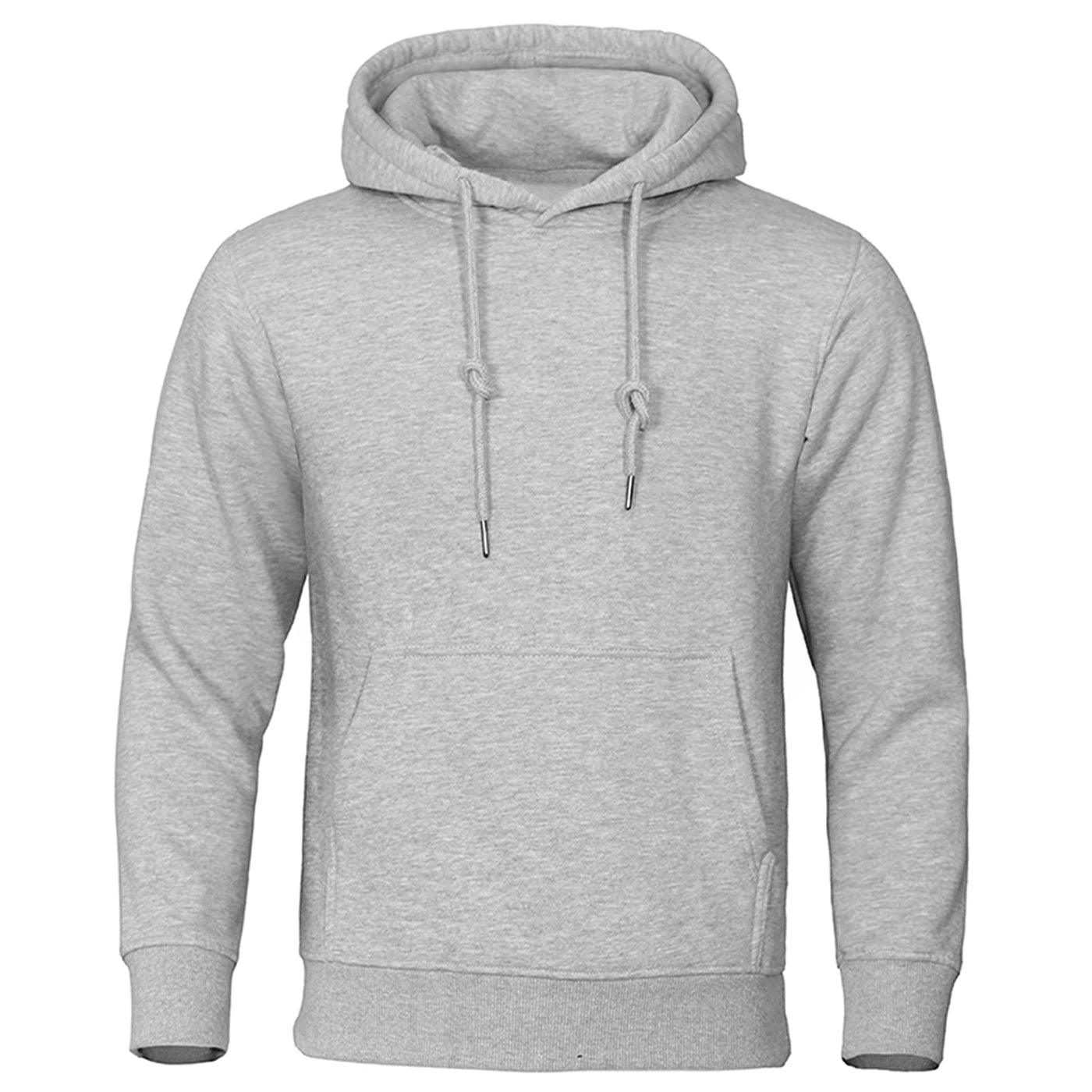 Solid Color Men Hoodies Fleece Warm Mens Sweatshirt Fashion Streetwear Casual M