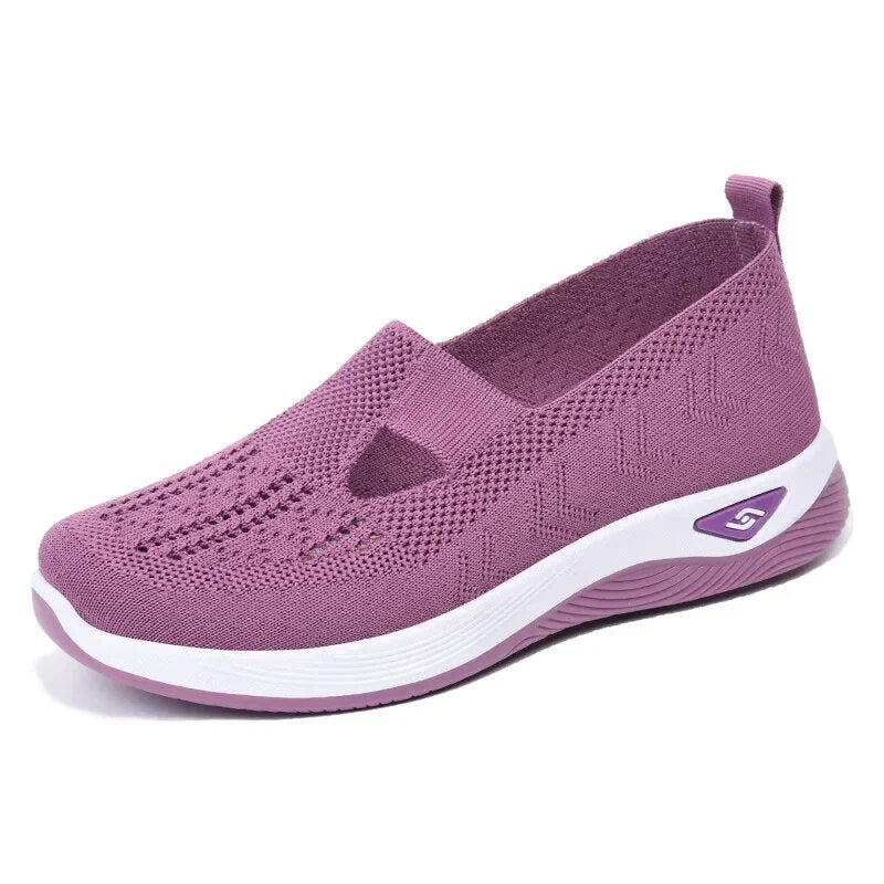 2023 Summer New Comfort Casual Women's Shoes Fashion Soft Sole Breathable Hollo