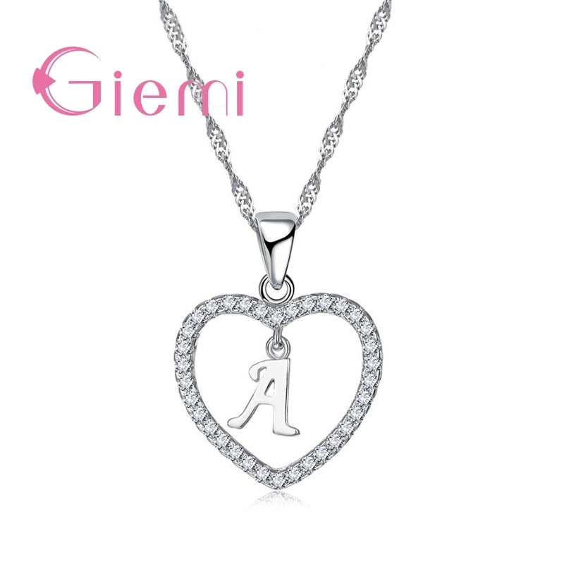 Popular Letters A to Z Long Chain Necklace for Women's Shopping Party With Clot