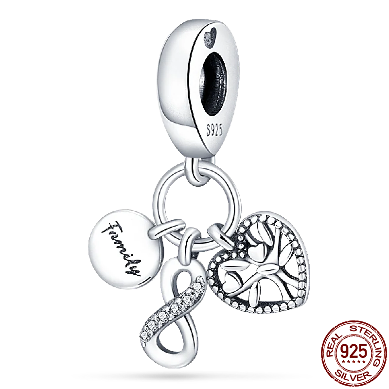 100% 925 Strerling Silver Bee Series Charms Fit Original Pandora Bracelet Beads