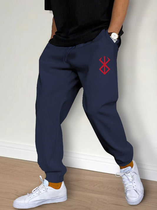 Men's Casual Pants Fashion Drawstring Casual Pants Joggers Workout Running Gym