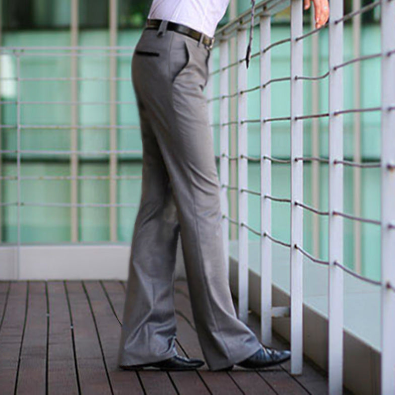 Men's Casual Business Straight Suit Pants