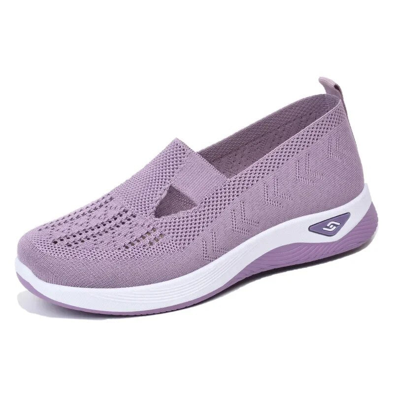 2023 Summer New Comfort Casual Women's Shoes Fashion Soft Sole Breathable Hollo