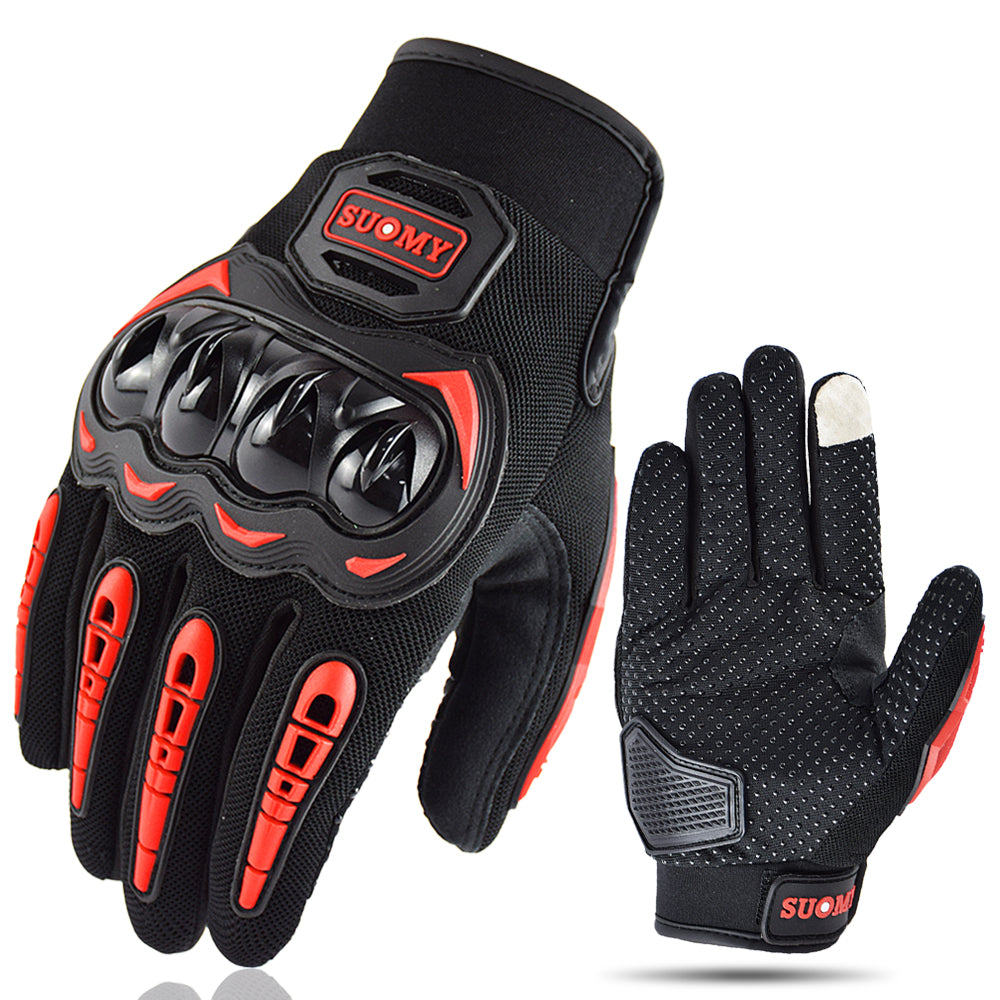 SUOMY Breathable Full Finger Racing Motorcycle Gloves Quality Stylishly Decorat