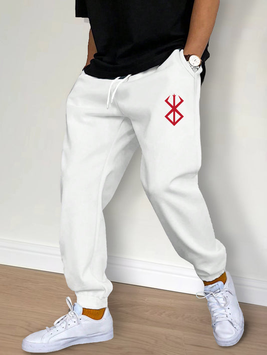 Men's Casual Pants Fashion Drawstring Casual Pants Joggers Workout Running Gym