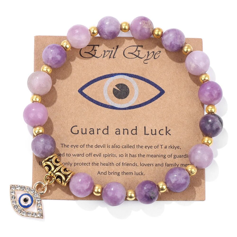 New Fashion Blue Evil Eye Bracelet For Women Gold Color Silver Color Adjustable