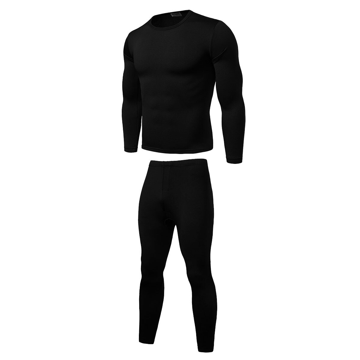 Brand New Mens Winter Ultra-Soft Fleece Lined Thermal Top Bottom Long John Underwear Set