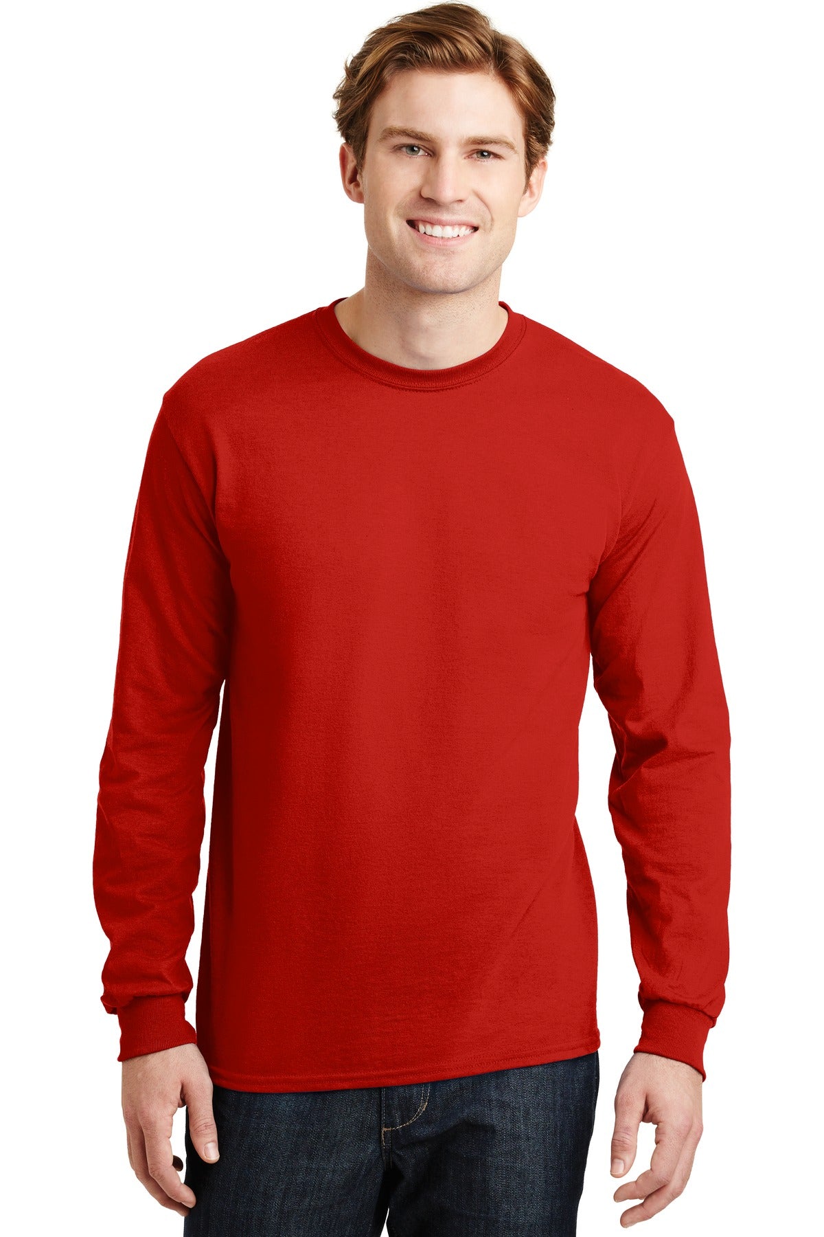 GildanÂ® - DryBlendÂ® 50 Cotton/50 Poly Long Sleeve T-Shirt. 8400